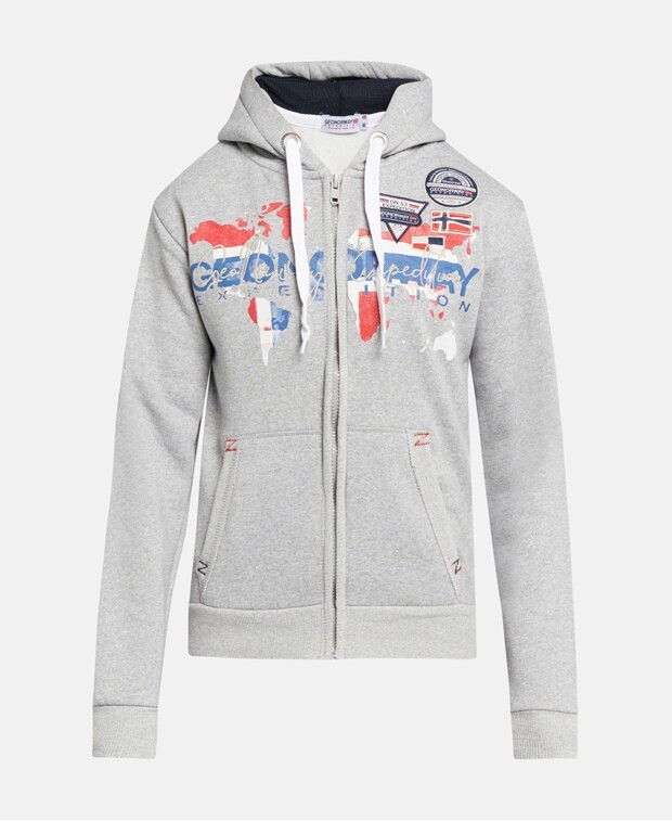 

Толстовка с капюшоном Geographical Norway, серый