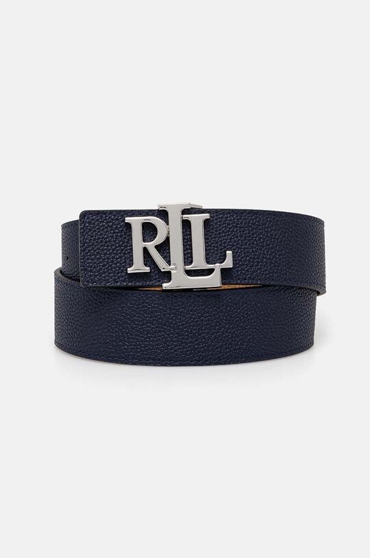 

Двусторонний кожаный ремешок Lauren Ralph Lauren, темно-синий