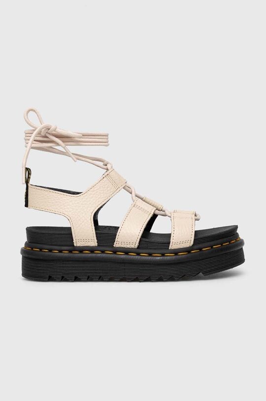 

Доктор Кожаные сандалии Martens Nartilla Dr. Martens, бежевый