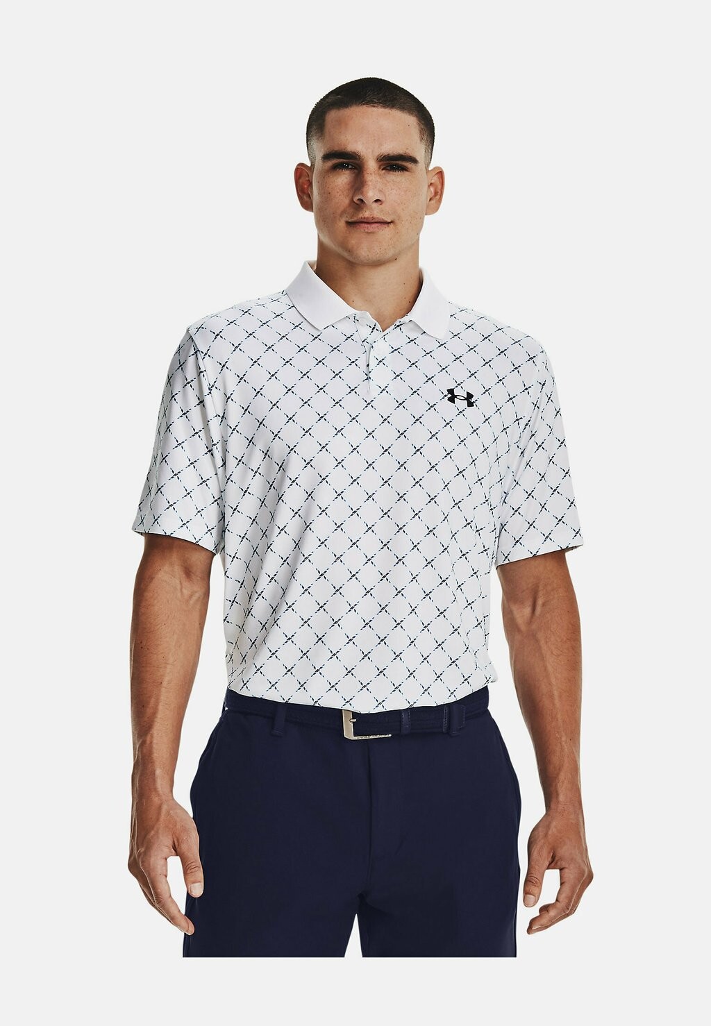 

Поло Short-Sleeve Perf 3.0 Printed Under Armour, белый