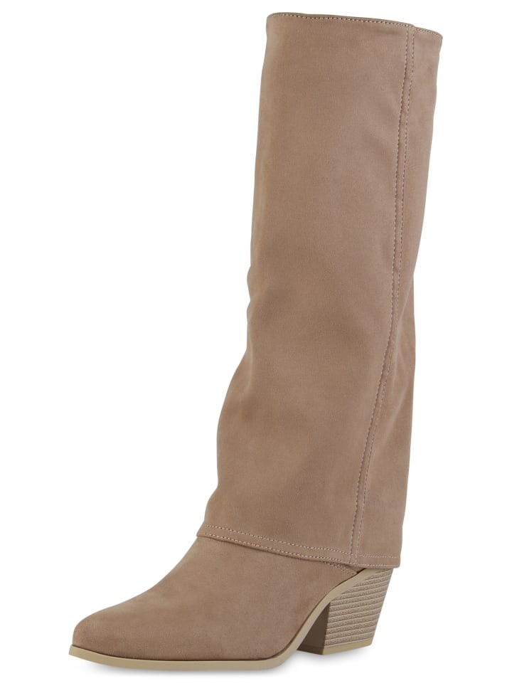 

Сапоги VAN HILL Cowboy Seraphina, цвет taupe velours