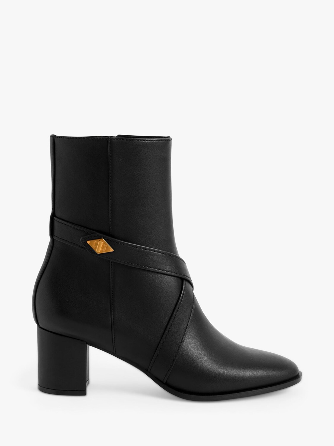 

Ботинки CHARLES & KEITH с перекрестными ремешками, черные