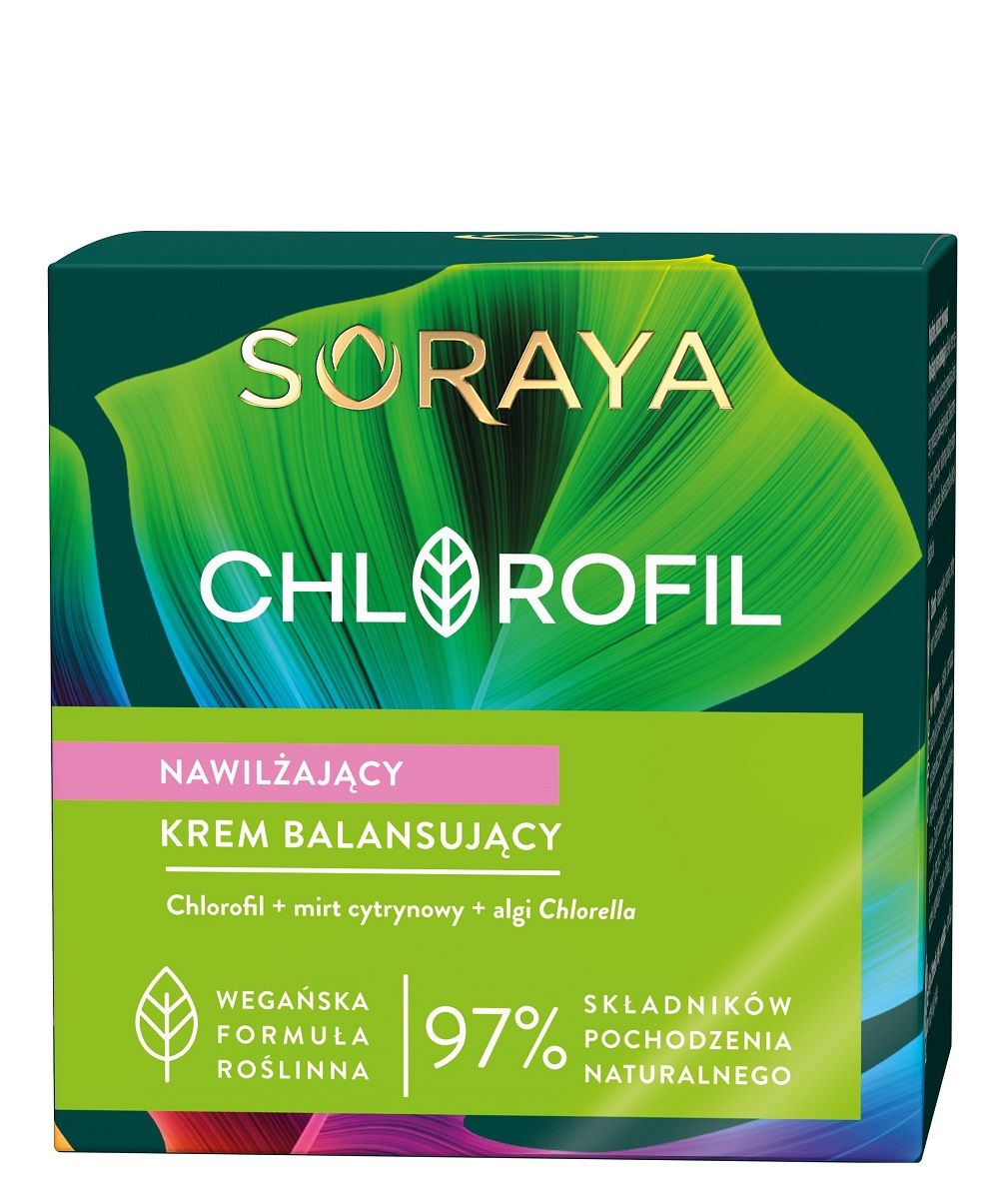 Крем для лица Soraya Chlorofil, 50 мл бета ситостерин nature s craft 30 таблеток
