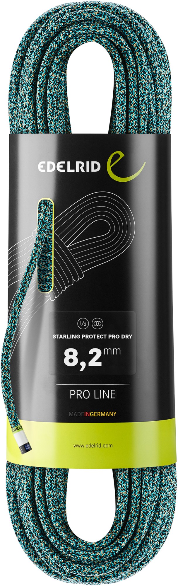 Сухая веревка Starling Protect Pro 8,2 мм x 70 м Edelrid, синий