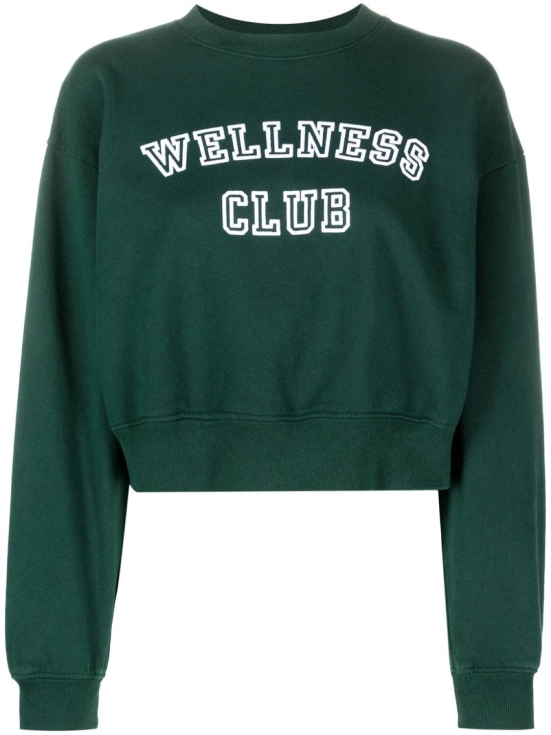 

Sporty & Rich укороченная толстовка Wellness Club, зеленый