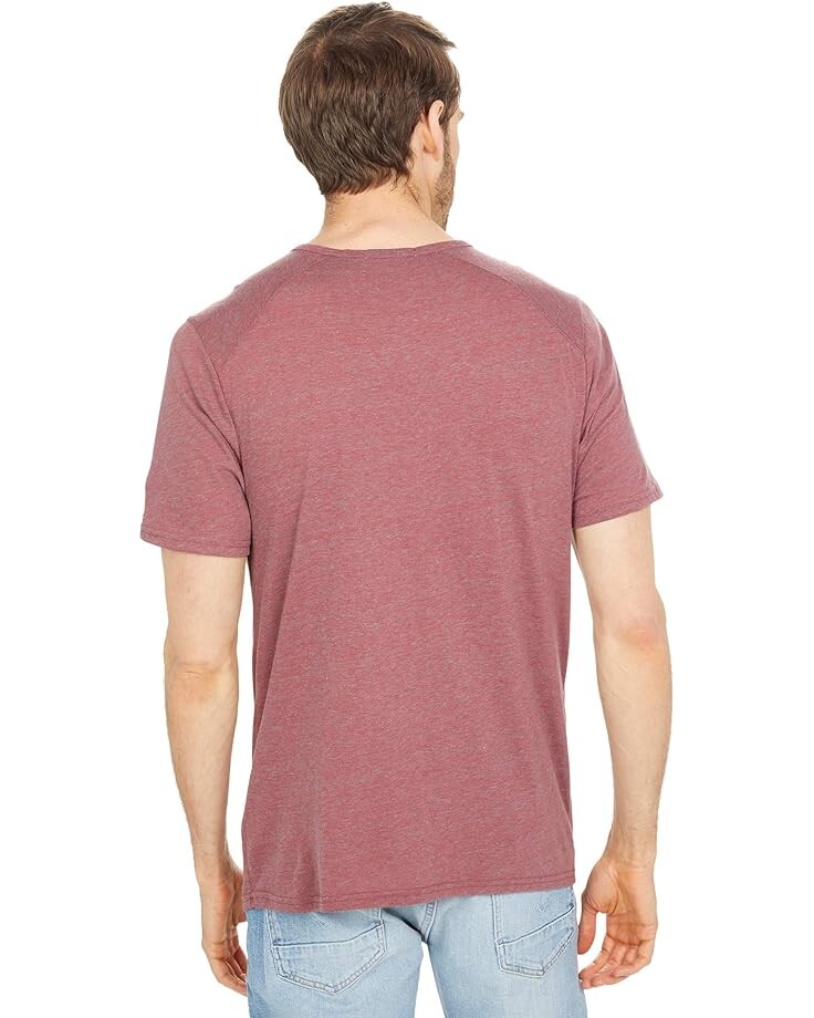 

Футболка Threads 4 Thought Baseline Tri-Blend Short Sleeve Notch Tee, цвет Heather Lava