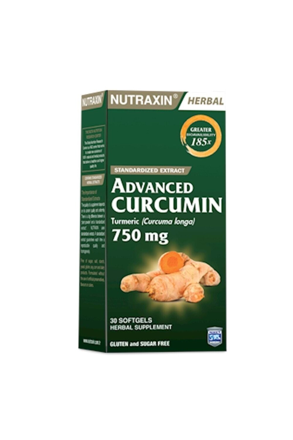 

Nutraxin Herbal Advanced Curcumin 750 мг 30 таблеток