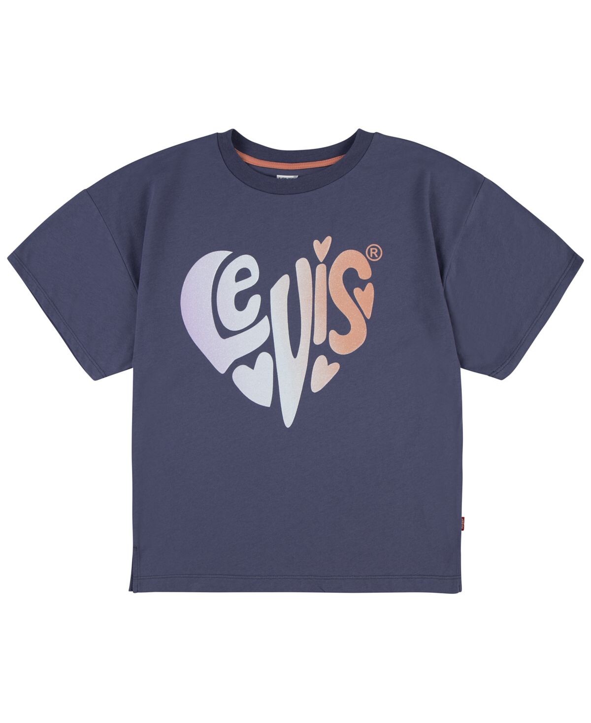 

Футболка оверсайз с сердечками Big Girls Levi's