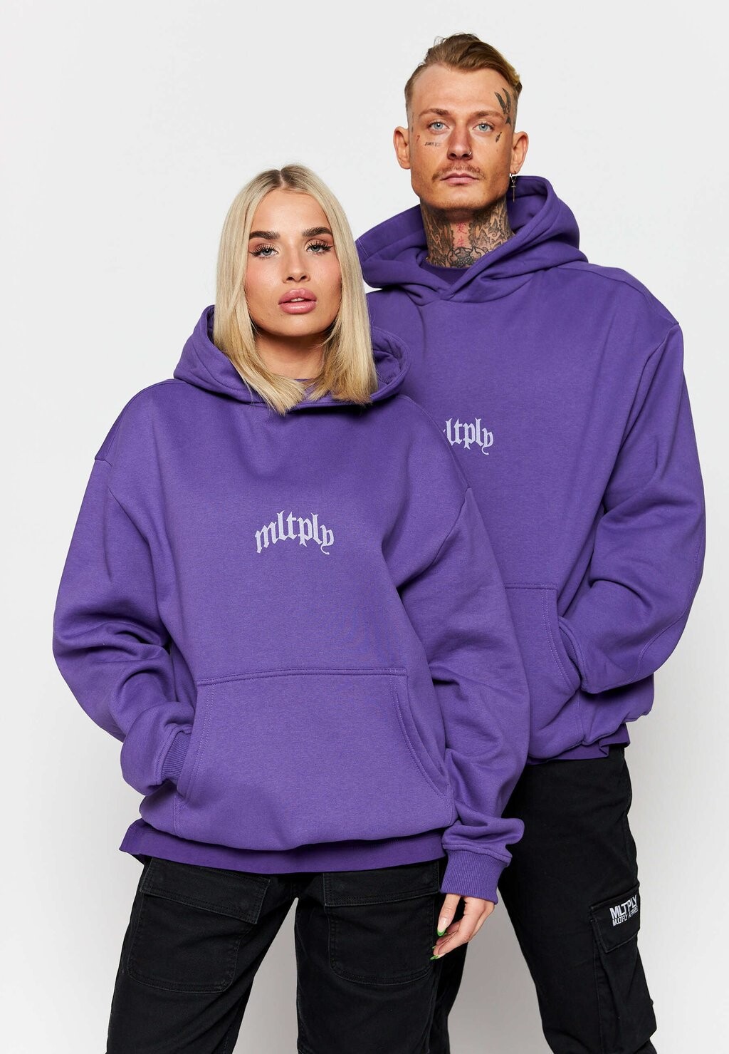 

Толстовка с капюшоном Multiply Apparel, фиолетовый