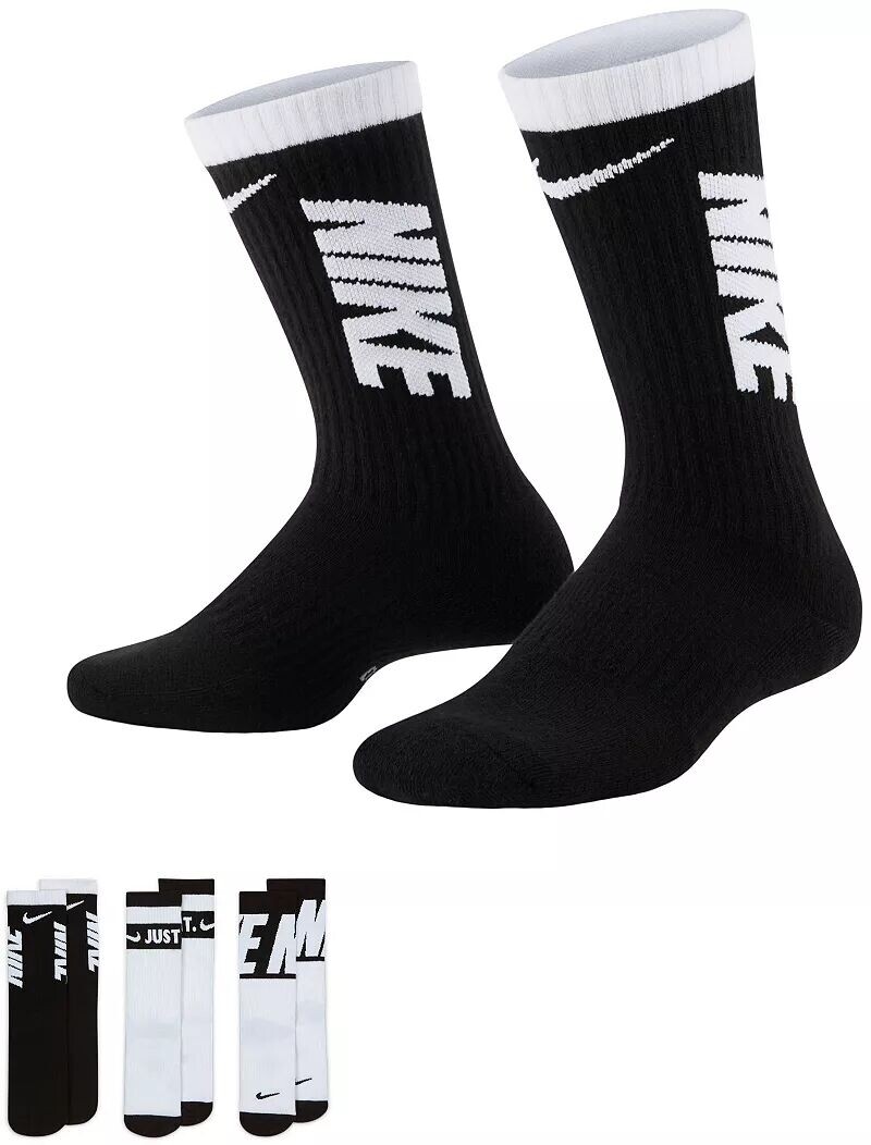 

Спортивные носки с мягкой подкладкой Nike Youth Everyday Plus — 3 шт.