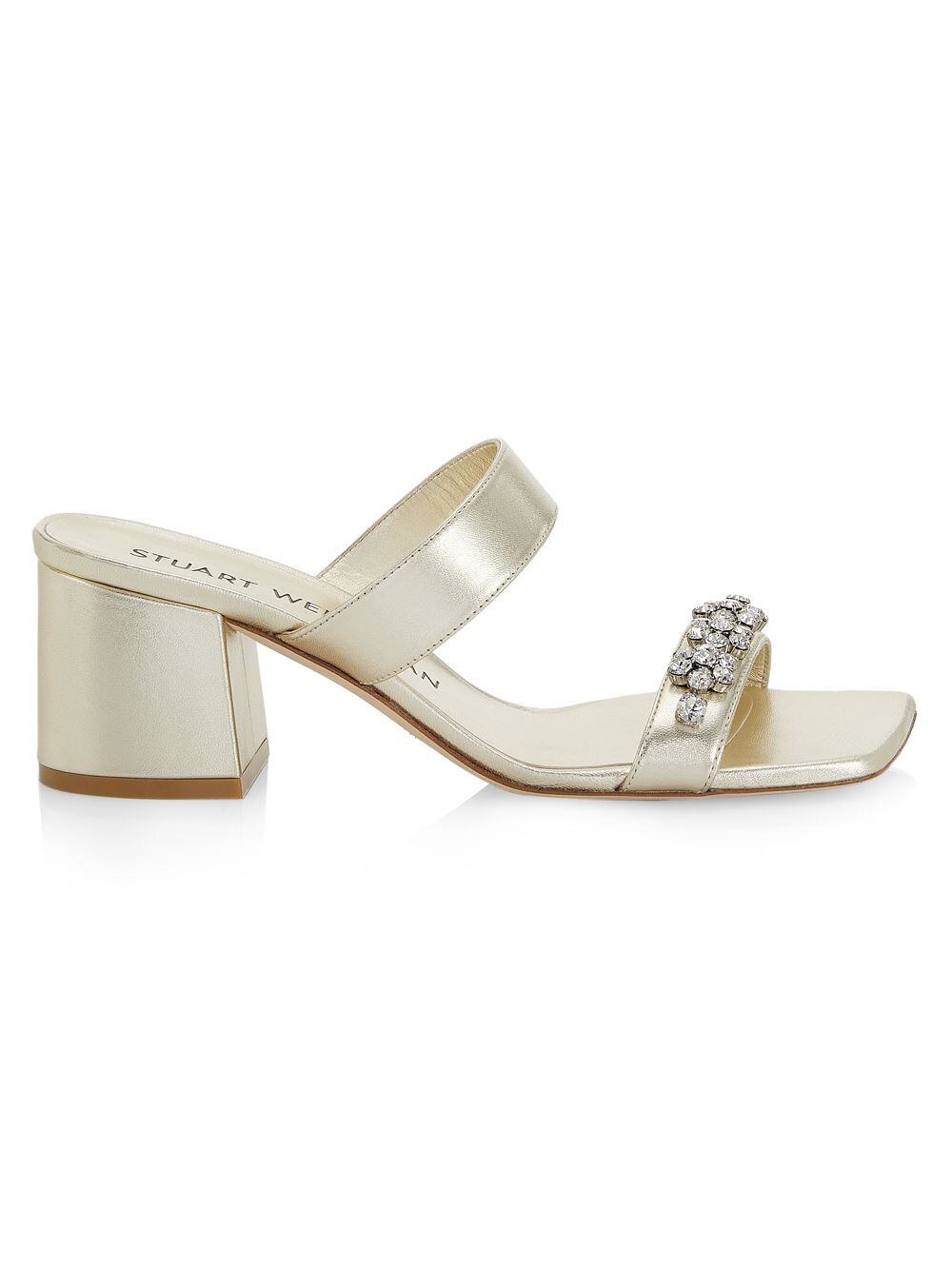 

Сандалии Crystal Fleur 60MM с кристаллами Stuart Weitzman, золотой