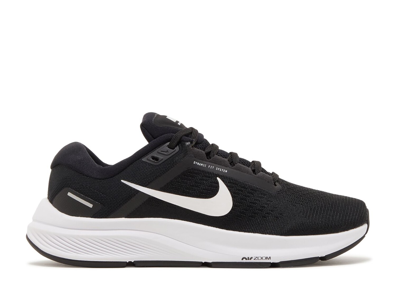 Кроссовки Nike Wmns Air Zoom Structure 24 'Black White', черный кроссовки nike wmns air zoom structure 22 gridiron черный