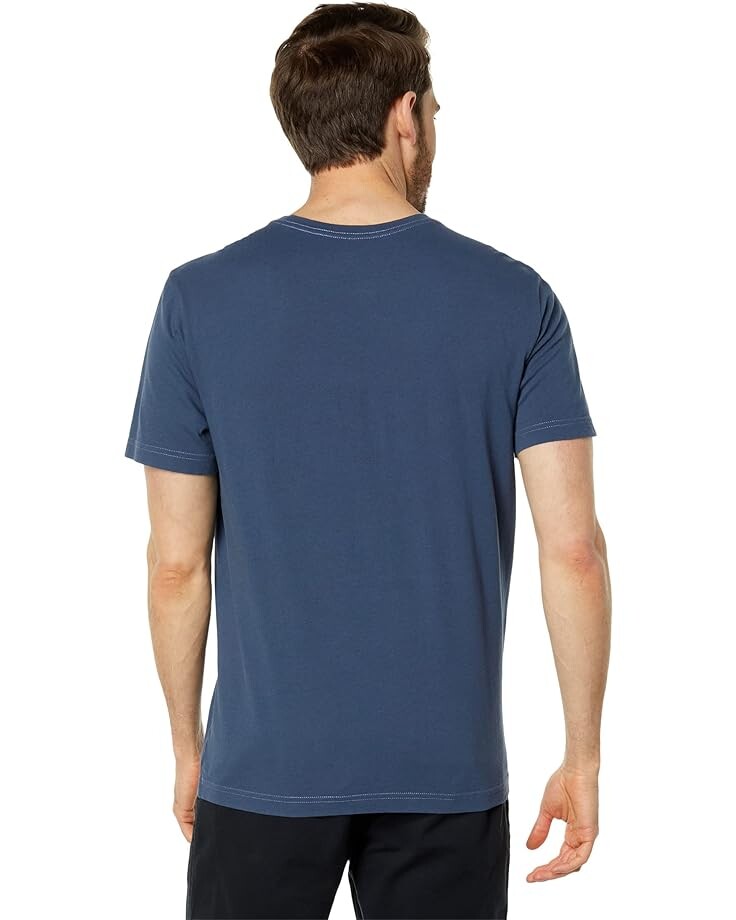 

Футболка Life is Good Mountain Bike Landscape Silhouette Short Sleeve Crusher-Lite Tee, цвет Darkest Blue
