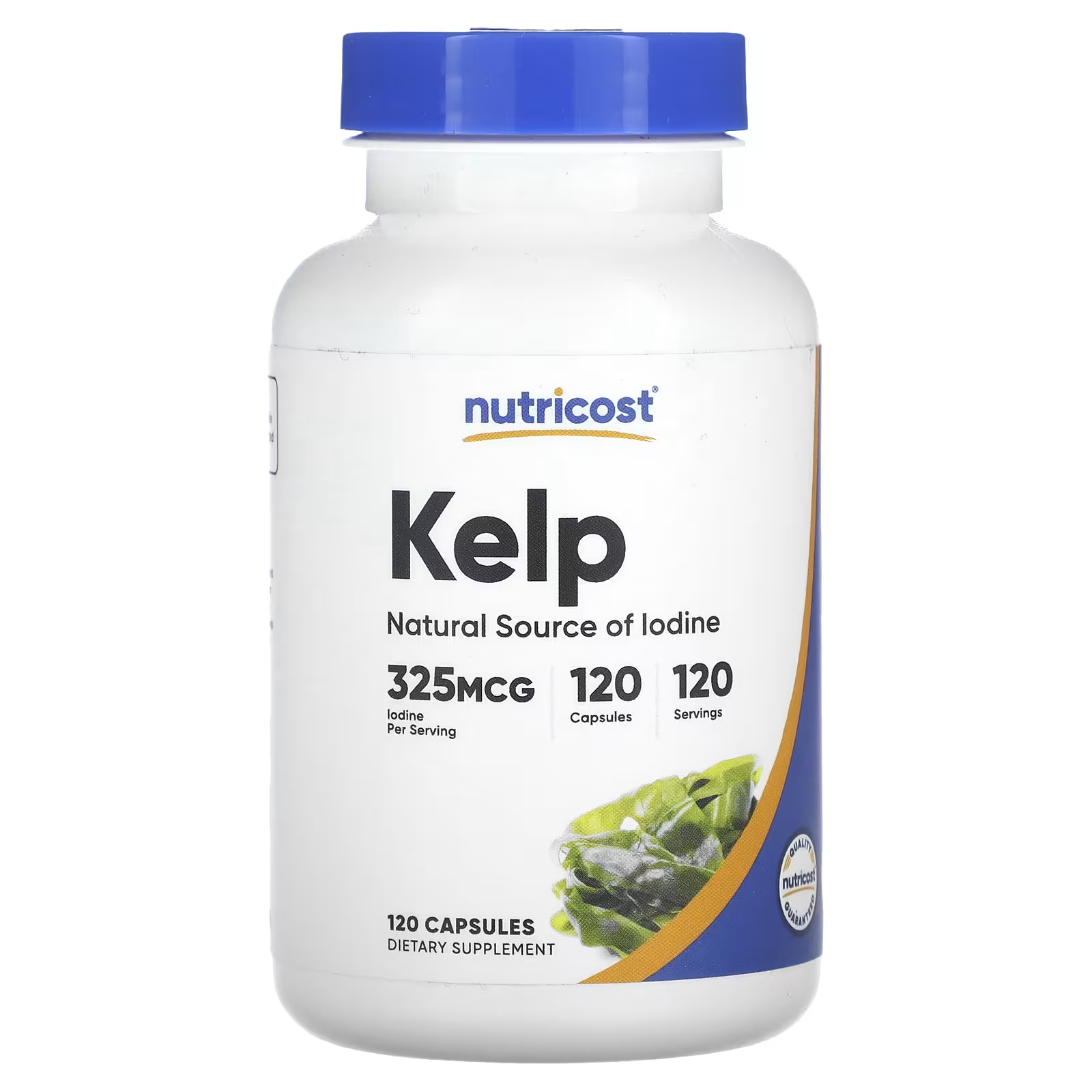 Nutricost Kelp 325 мг 120 капсул nutricost alpha gpc 300 мг 120 капсул