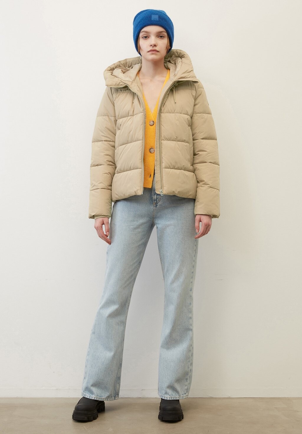 

Зимняя куртка Marc O'Polo DENIM КОРОТКАЯ КУРТКА-ПУХОВИК С ПЕРЕДНИМИ КАРМАНАМИ НА МОЛНИИ НА КАПЮШНЕ, цвет brown rye