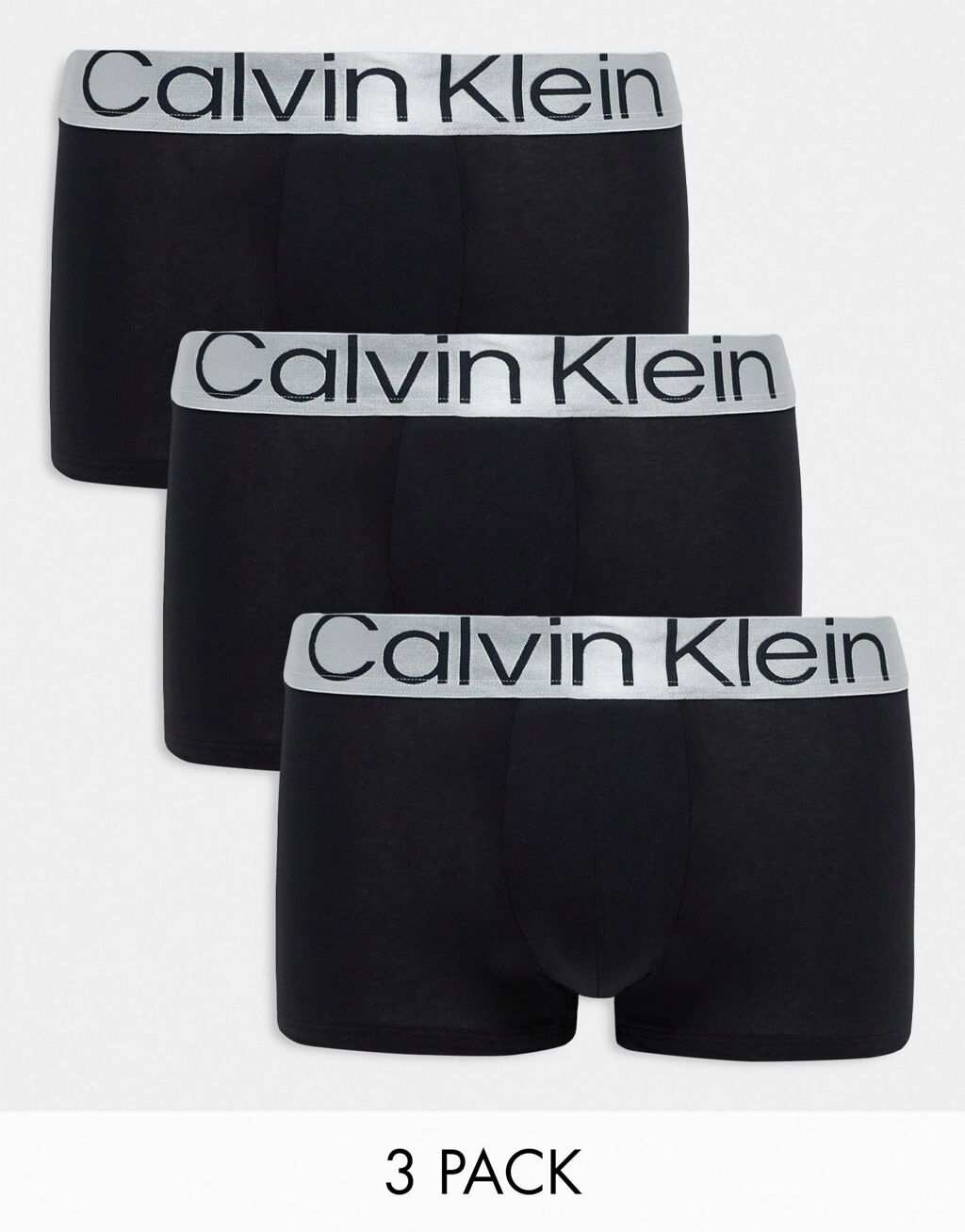 

Черные хлопковые плавки из трех штук Calvin Klein