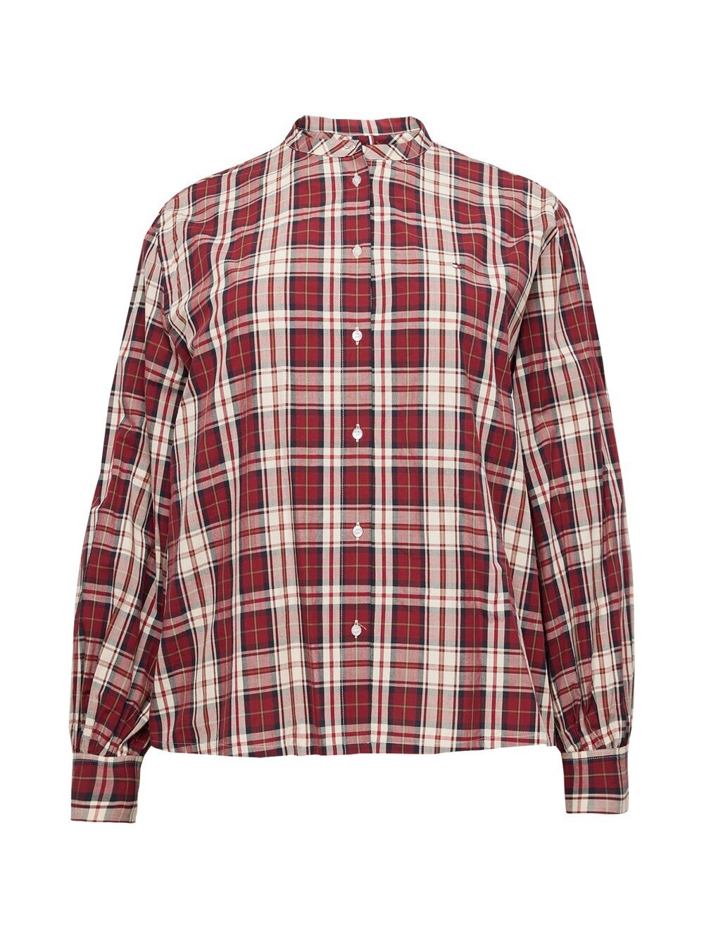 

Блузка Tommy Hilfiger TARTAN, вишнево-красный