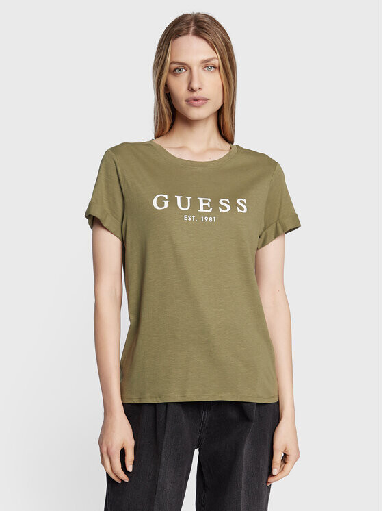 

Футболка стандартного кроя Guess, зеленый