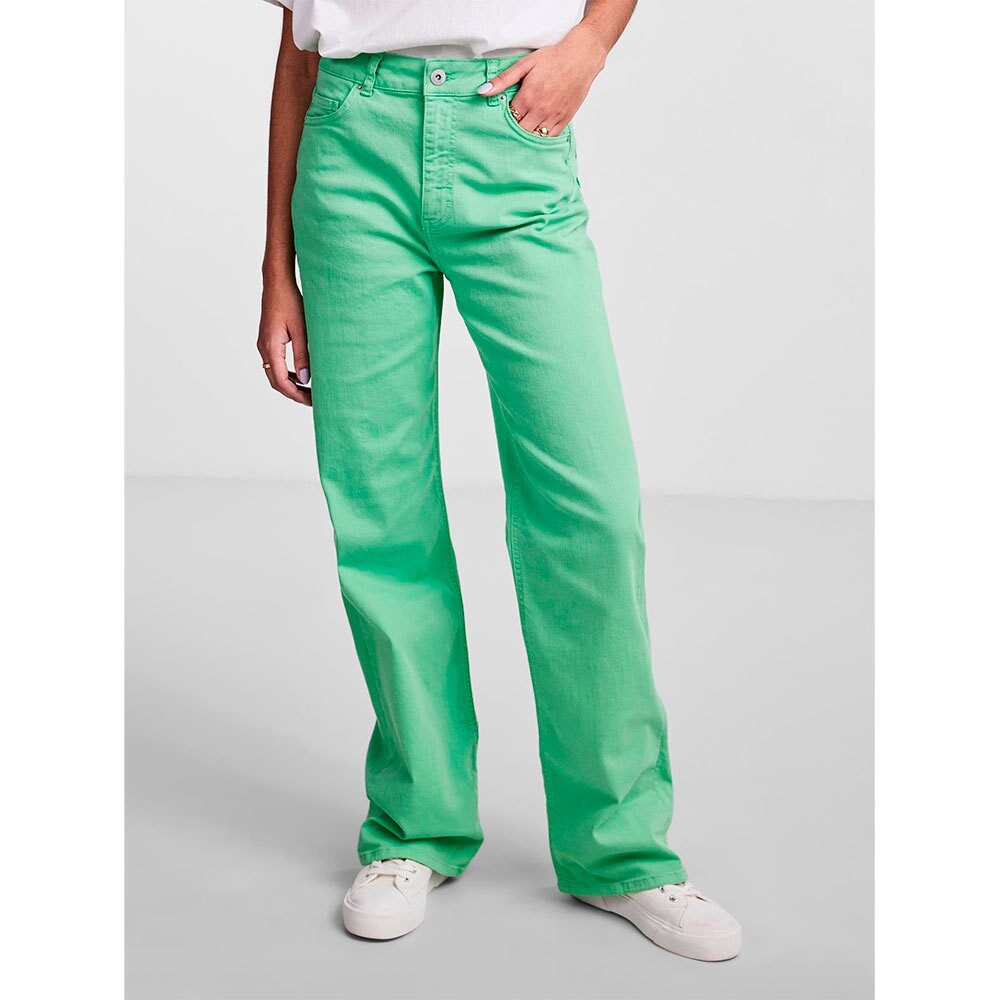 

Джинсы Pieces Holly Wide Fit High Waist, зеленый