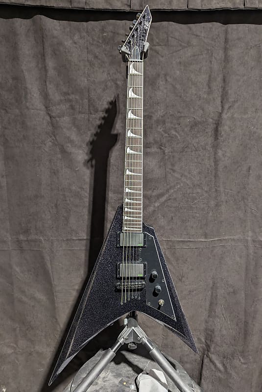 Электрогитара ESP LTD KH-V Black Sparkle V Electric Guitar w/ Hardshell Case