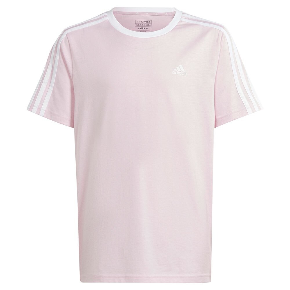 

Футболка с коротким рукавом adidas Boyfriend 3 Stripes, розовый