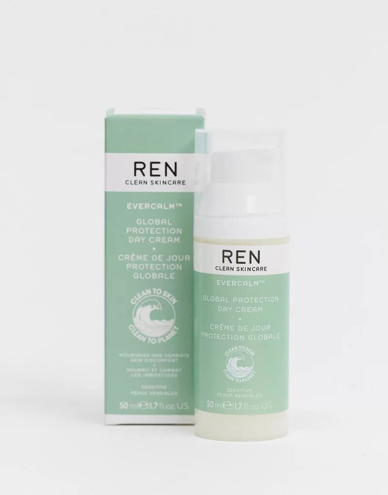 REN – Clean Skincare Evercalm – Global Protection - Дневной крем, 50 мл ren clean skincare travel очищающий гель evercalm gentle cleansing gel 50 мл