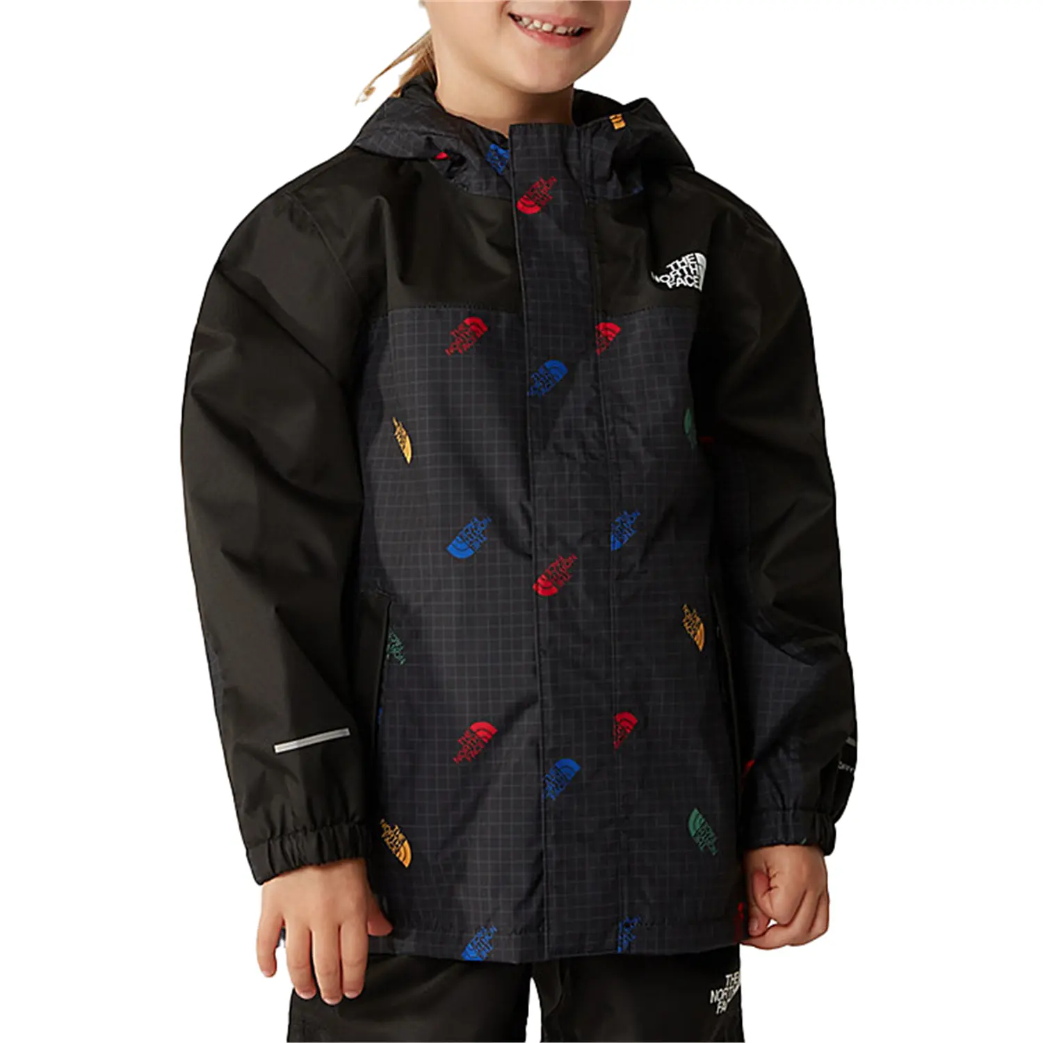 

Куртка The North Face Antora Rain, цвет TNF Black Tossed Logo Grid Print