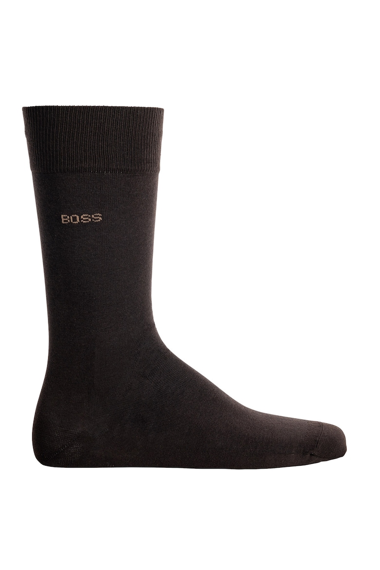 Носки длинные Marc RS 11705 с логотипом Boss, коричневый