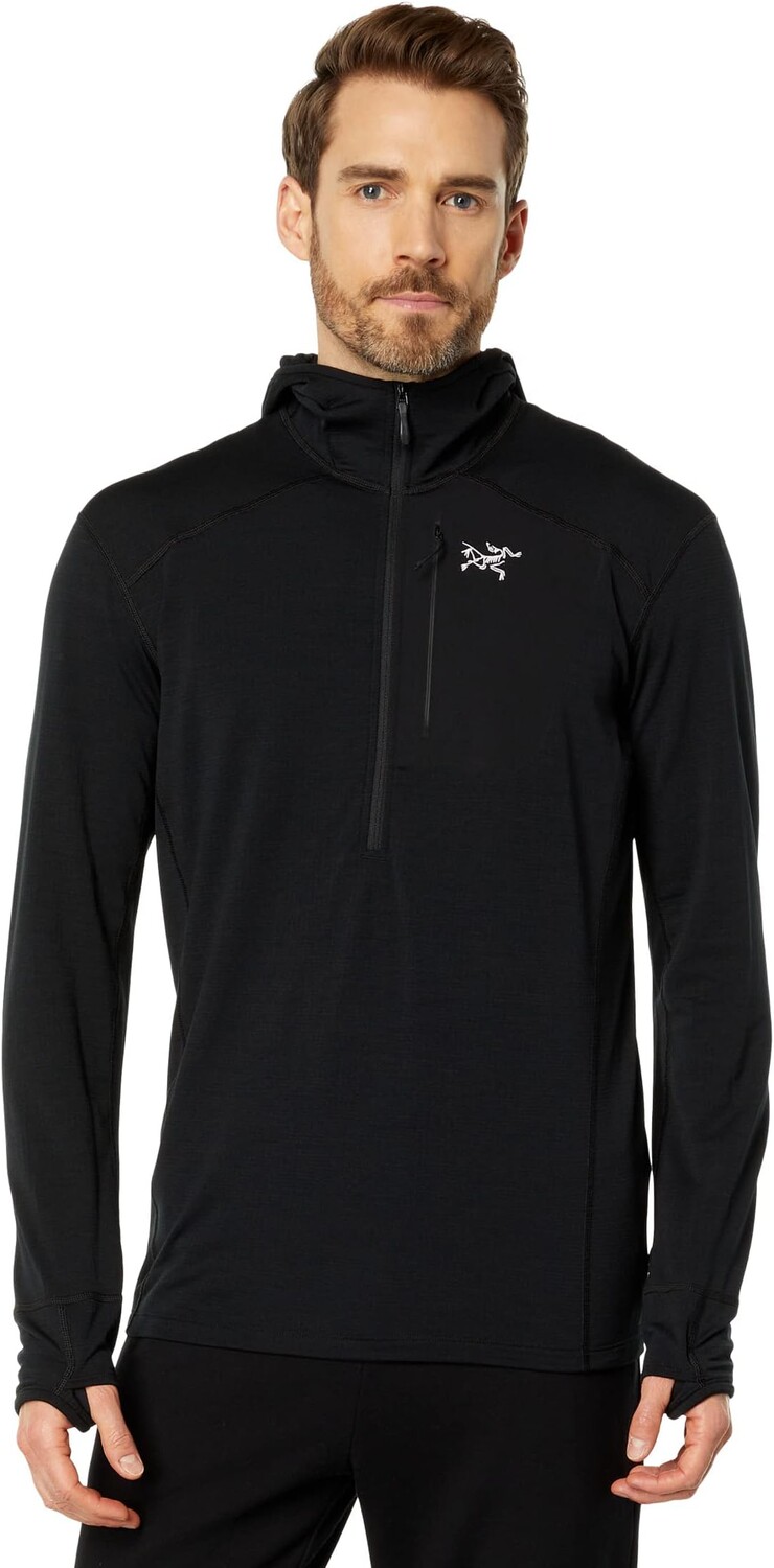 

Толстовка Delta 1/2 Zip Hoody Arc'teryx, черный
