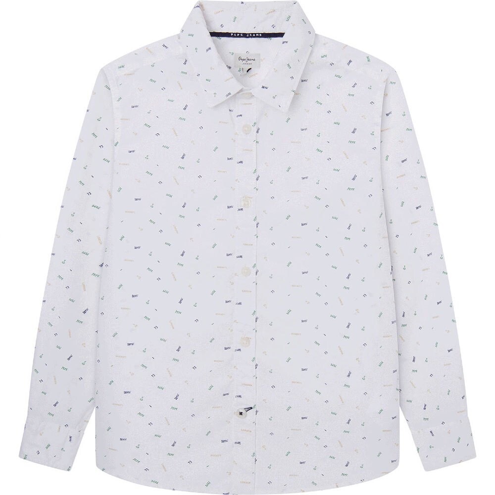 

Рубашка с длинным рукавом Pepe Jeans James, белый