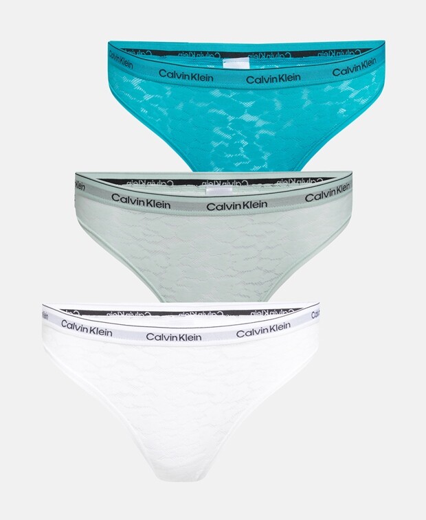 

Трусы, упаковка 3 шт. Calvin Klein Underwear, бирюзовый