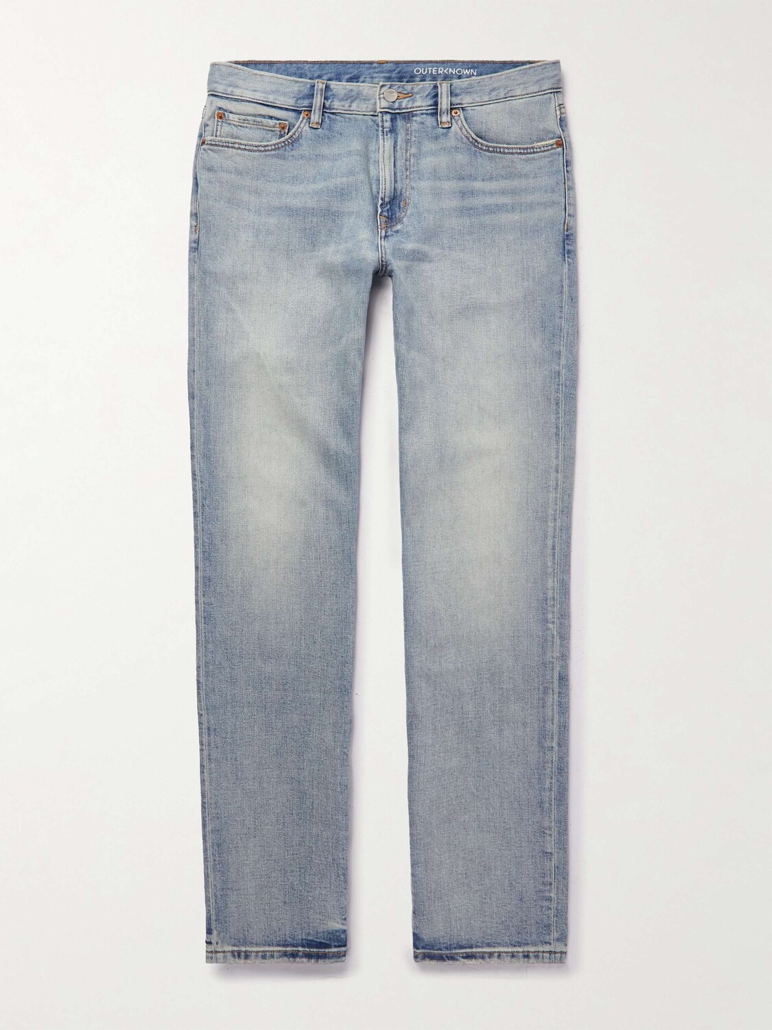 

Узкие органические джинсы Ambassador Slim-Fit Outerknown, синий
