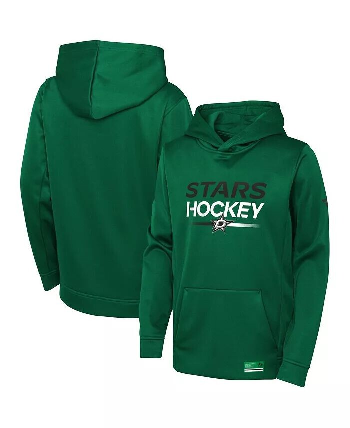 

Пуловер с капюшоном Big Boys Kelly Green Dallas Stars Authentic Pro Fanatics, зеленый