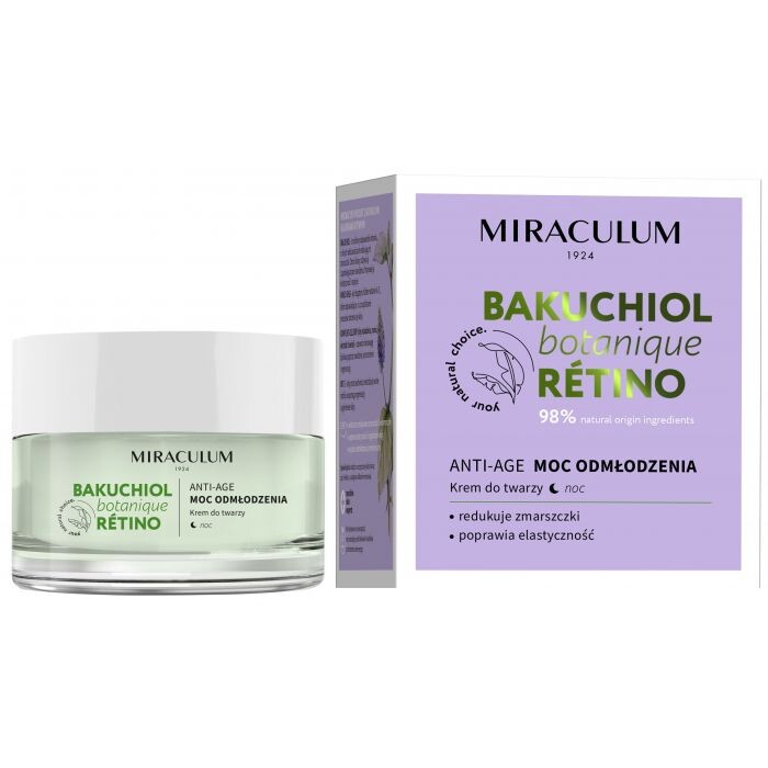 

Ночной крем Bakuchiol Retinol Crema de noche Miraculum, 50 ml