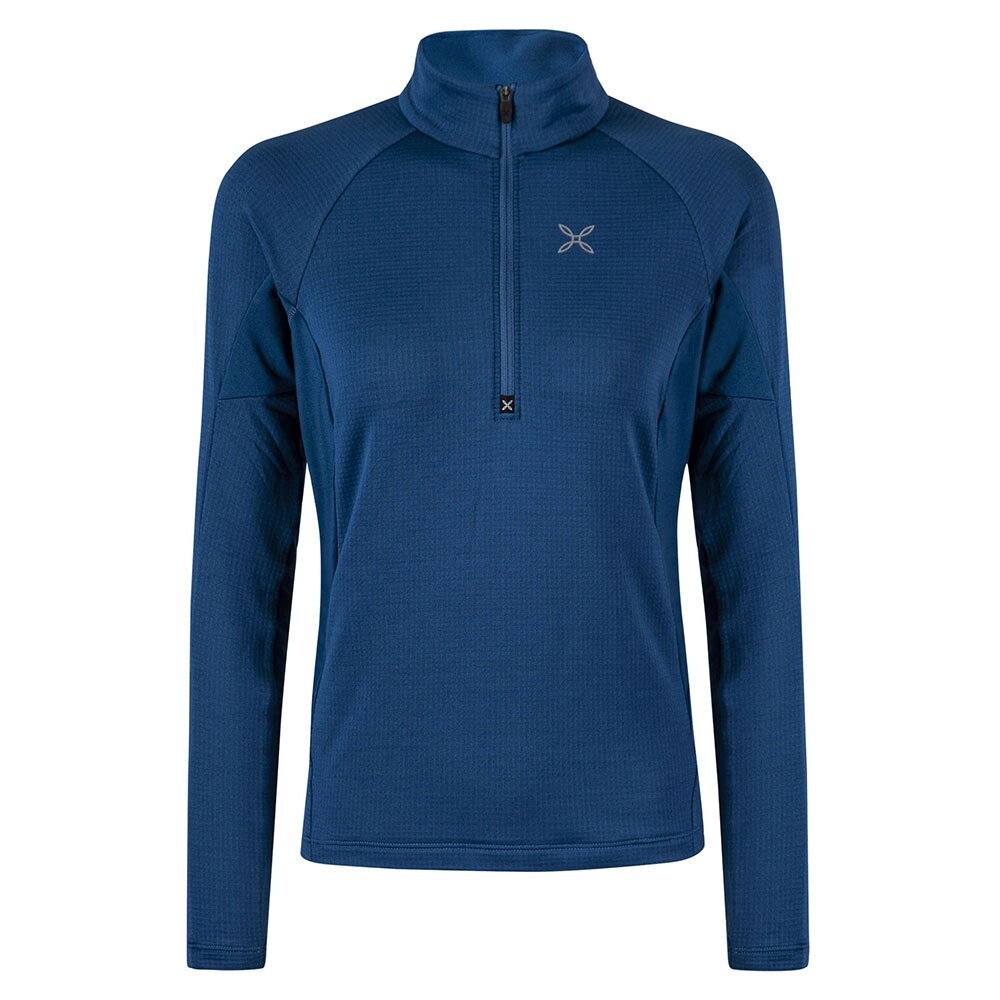 

Футболка с длинным рукавом Montura Run Soft 2 Half Zip, синий