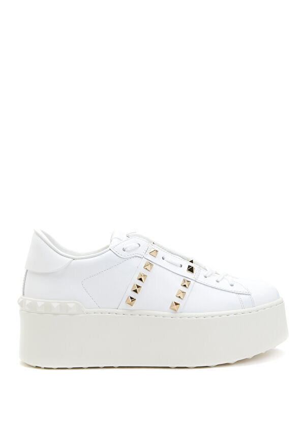 

Женские кожаные кроссовки Rockstud Valentino Garavani, белый