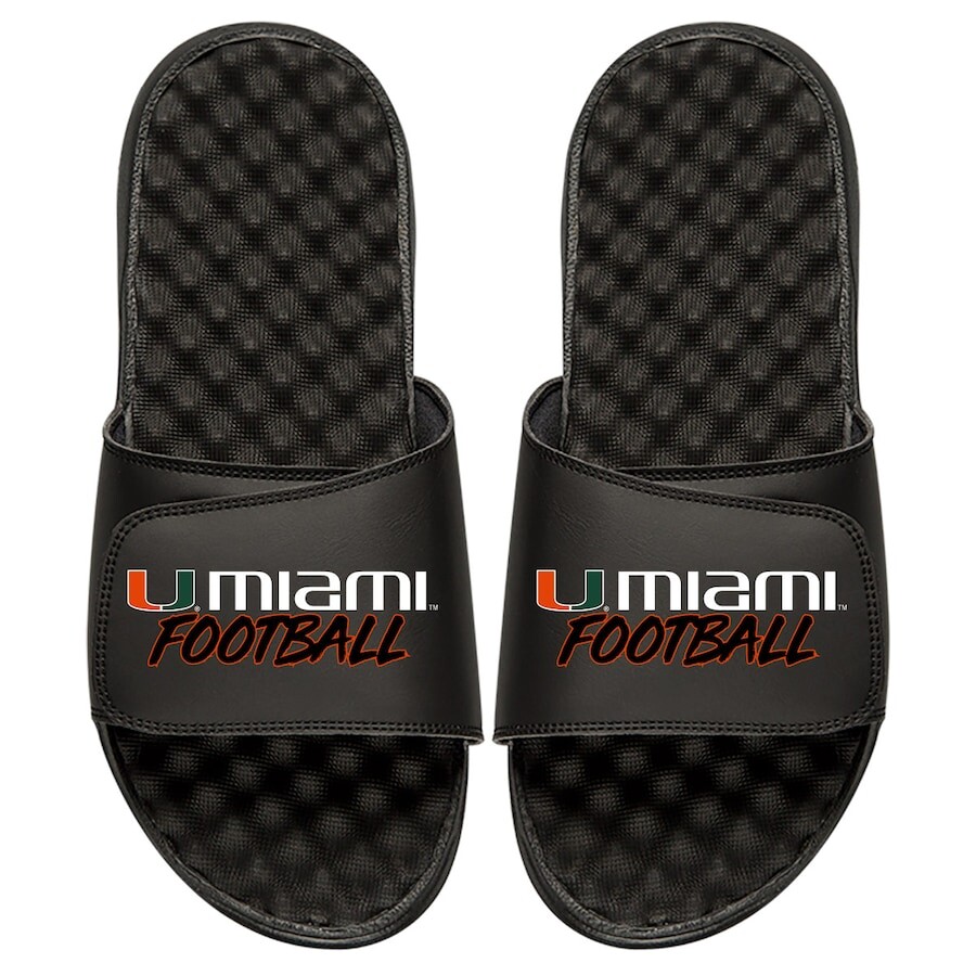 

Шлепанцы ISlide Miami Hurricanes, черный
