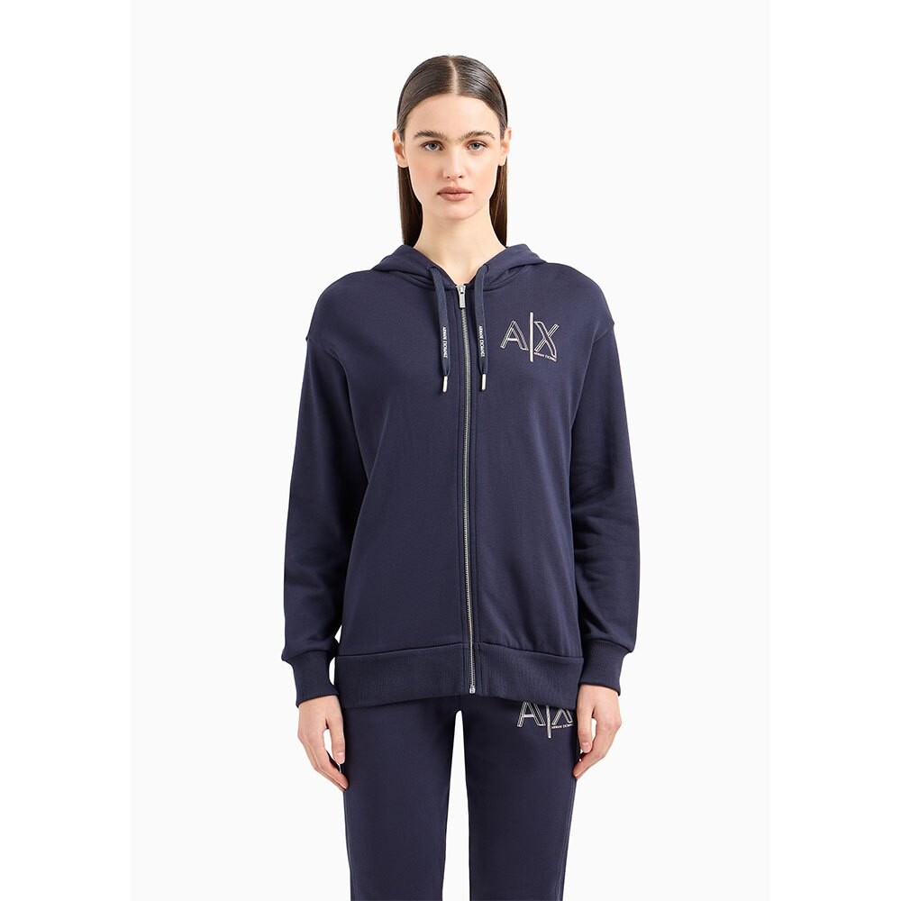 

Толстовка Armani Exchange 3DYM10_YJEBZ Full Zip, синий