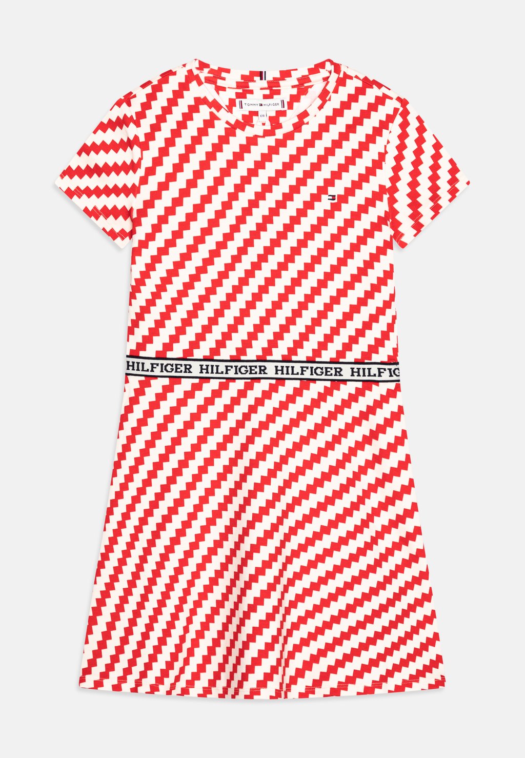 

Платье из джерси Monotype Tape Dress Tommy Hilfiger, цвет fierce red