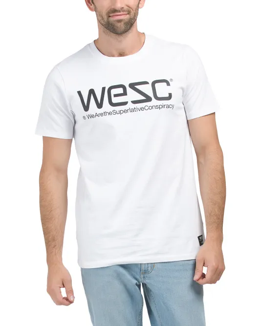

Футболка Max с логотипом Wesc, белый
