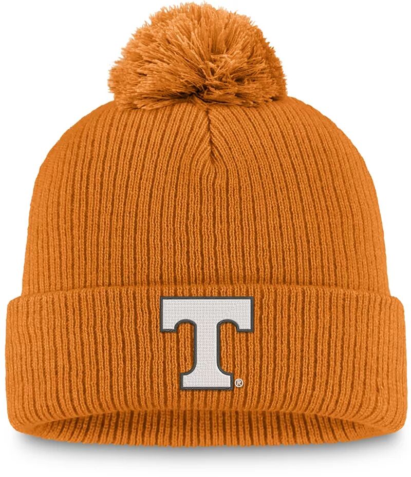 Оранжевая вязаная шапка с манжетами и помпонами Top of the World Tennessee Volunteers Tennessee