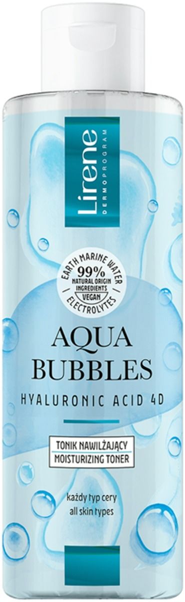 Тоник для лица Lirene Aqua Bubbles, 200 мл аква марис эктоин cпрей назал фл 20мл