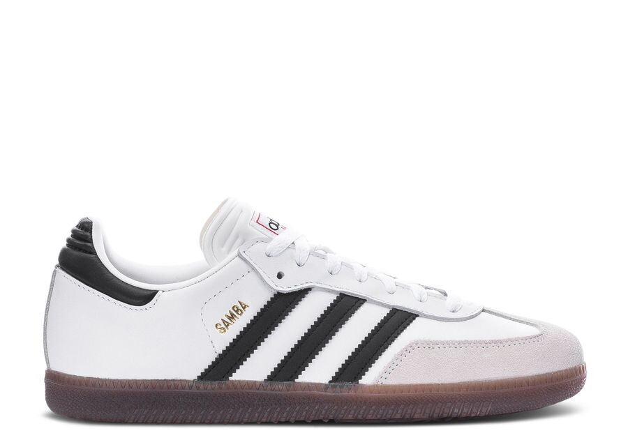 

Кроссовки adidas Samba J 'White Black Gum', белый
