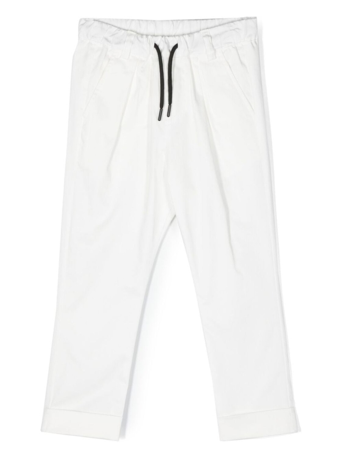 

MSGM Kids stretch-cotton casual trousers, белый