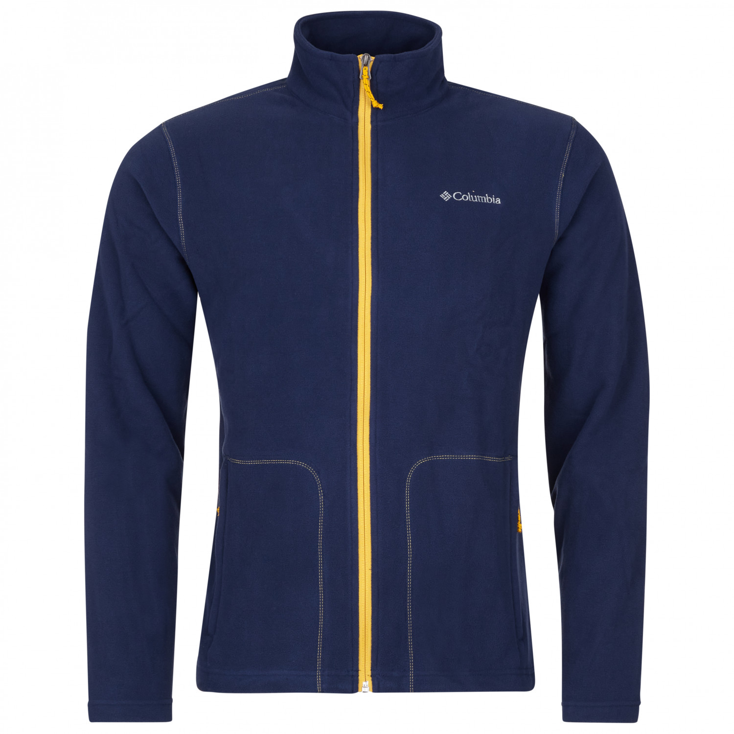 Флисовая жилетка Columbia Fast Trek Light Full Zip Fleece, цвет Collegiate Navy толстовка мужская columbia trek full zip hoodie черный