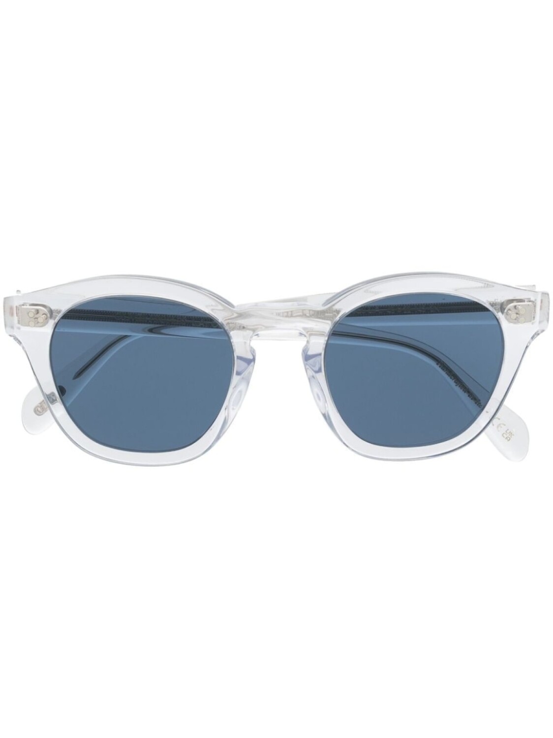 

Oliver Peoples солнцезащитные очки в круглой оправе, синий