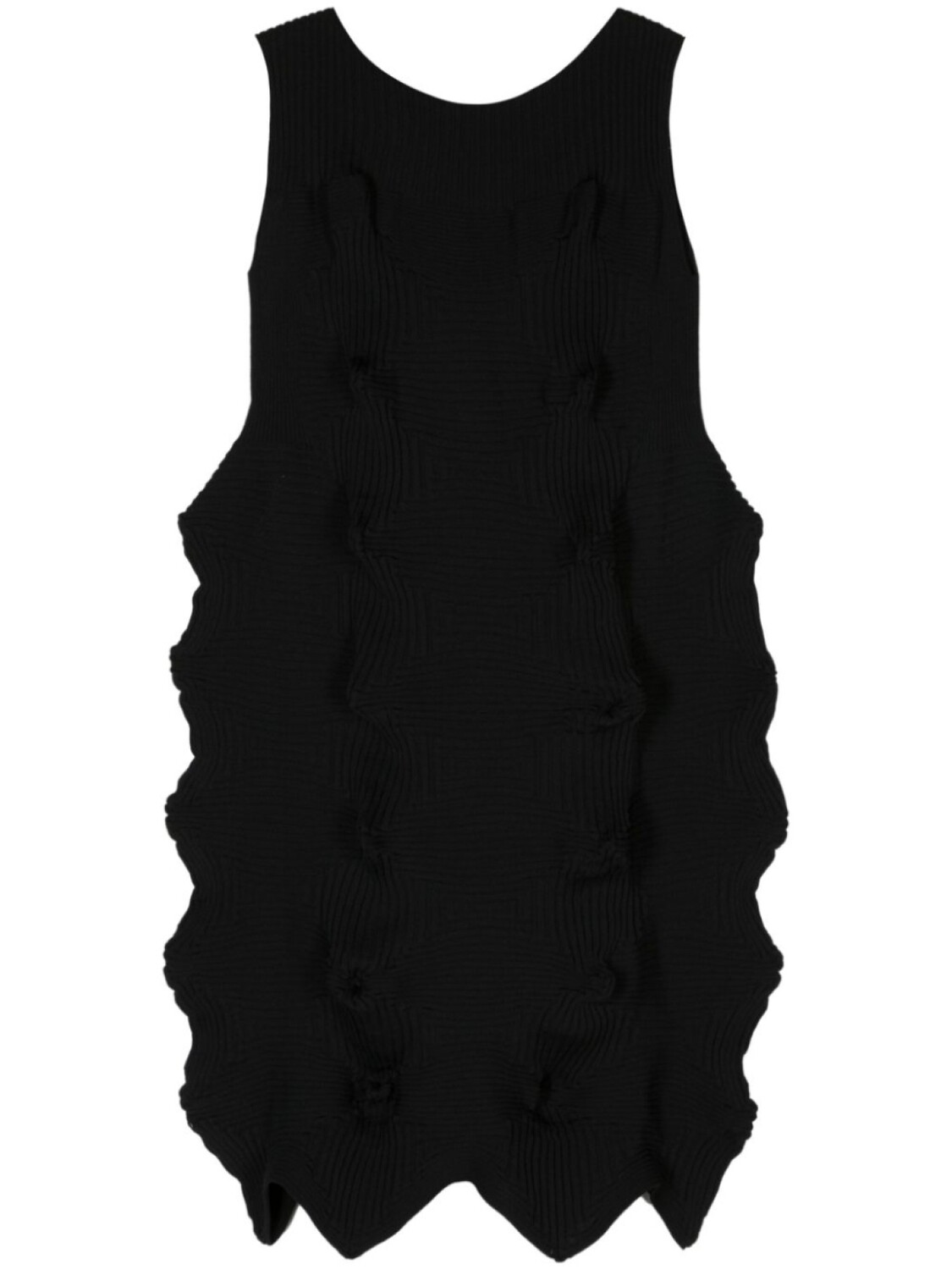 

Мини-платье в рубчик 3D Issey Miyake, черный