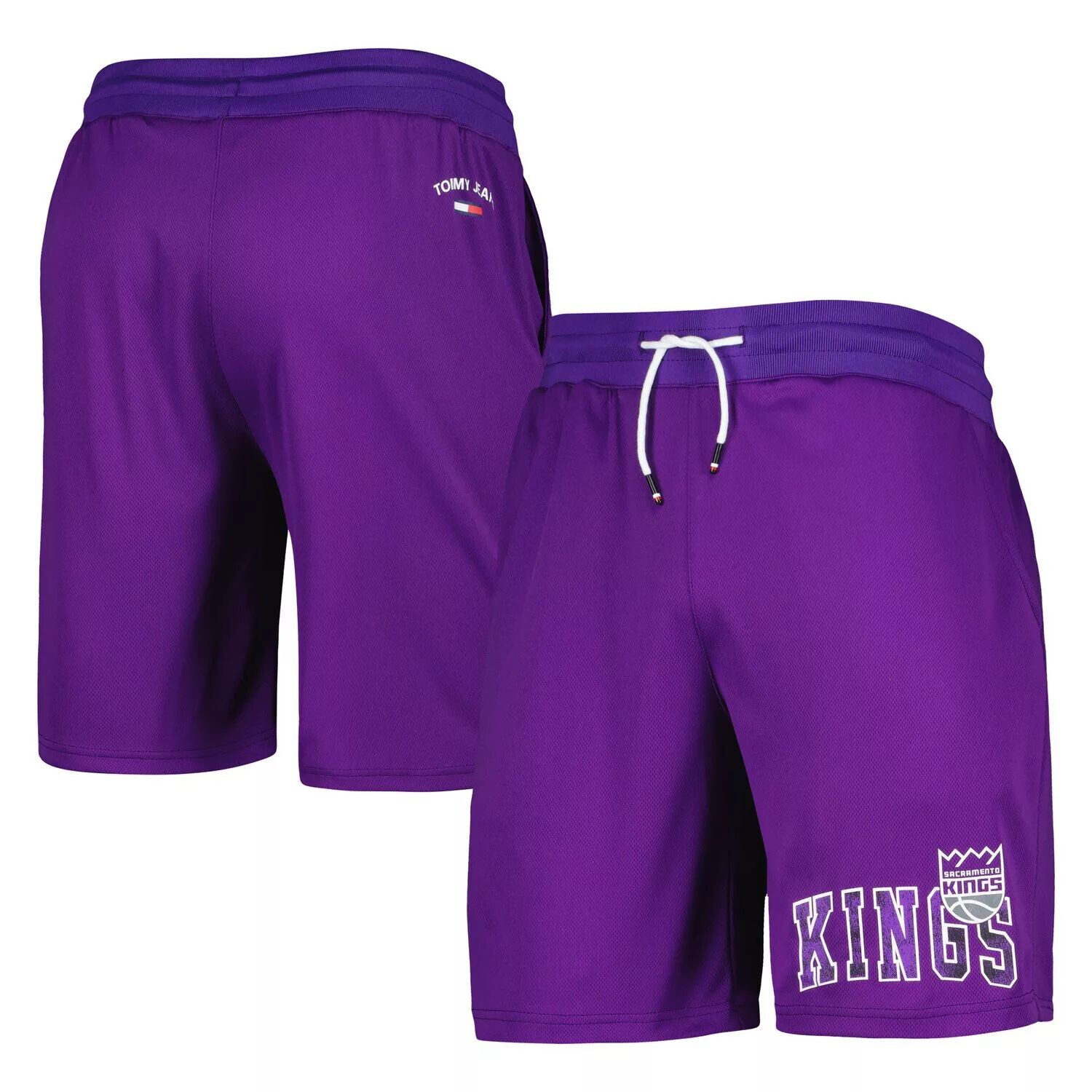 

Мужские баскетбольные шорты Tommy Jeans фиолетовые Sacramento Kings Mike Mesh