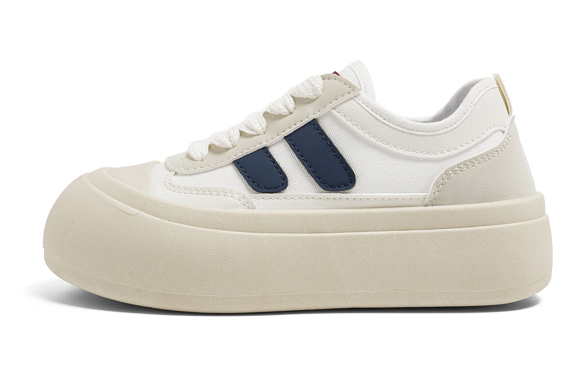 

Кроссовки RENBEN Skateboarding Shoes Women's Low-top Beige, бежевый