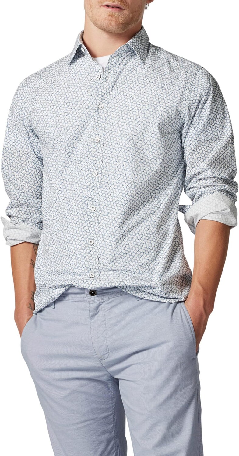 

Рубашка Massey West Rodd & Gunn, цвет Chambray